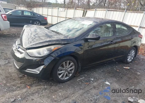 2015 Hyundai Elantra Se z USA, uszkodzony, nr VIN KMHDH4AE4FU278943